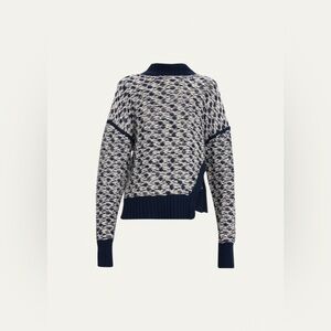 3.1 Phillip Lim long sleeve wool jacquard turtleneck sweater